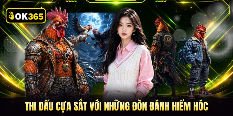 Thi đấu cựa sắt với những đòn đánh hiểm hóc